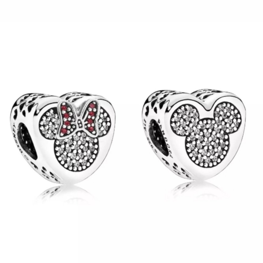 Disney Mickey and Minnie True Love Charm